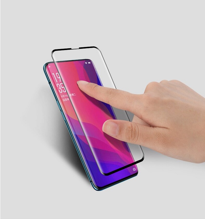 Dán kính cường lực full màn hình 5D dành cho OPPO Find X phủ màu