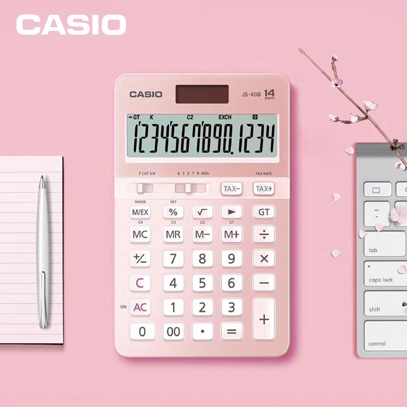 Máy tính Casio dòng cao cấp cho kế toán chuyên nghiệp JS-40B BH 5 năm