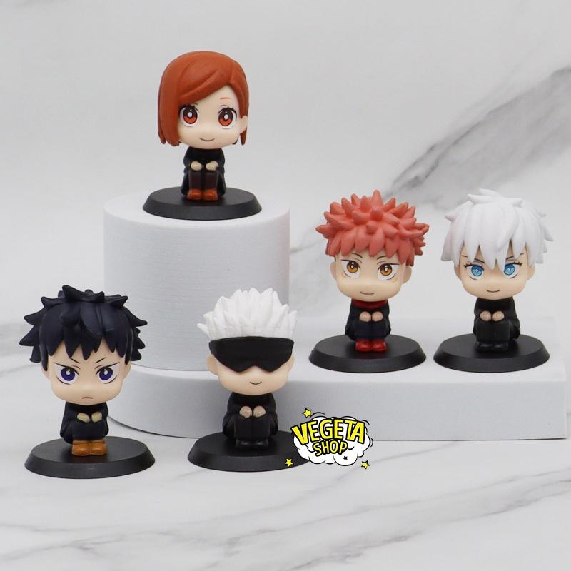 Mô hình Jujutsu Kaisen - Chú thuật hồi chiến - Yuji Itadori Megumi Fushiguro Nobara Kugisaki Satoru Gojo - Cao 7cm