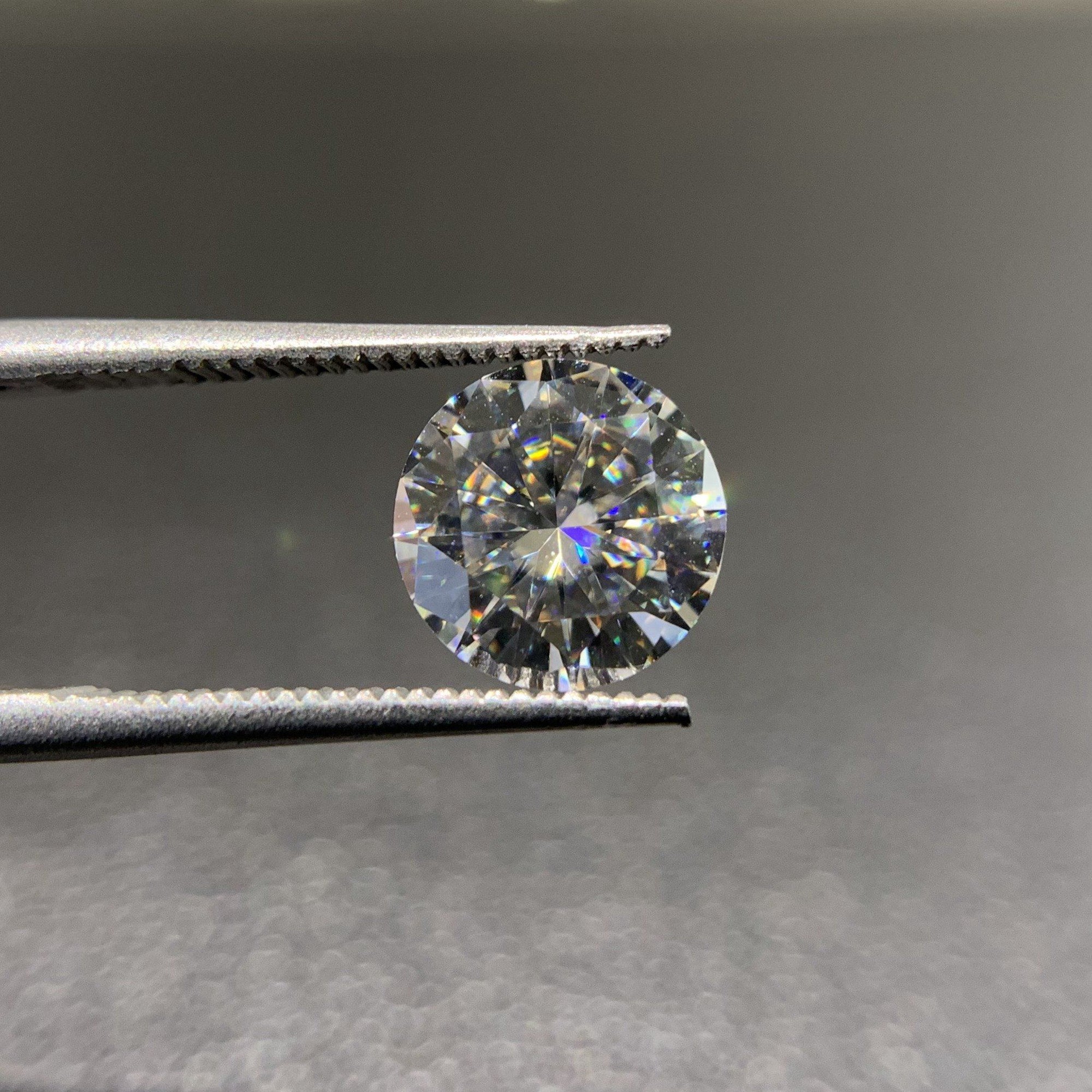 Kim Cương Nhân Tạo Moissanite Nước D, Độ sạch: FL - Thử bút lên vạch đỏ