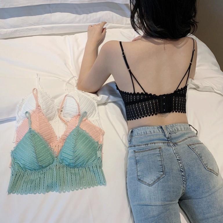 Áo Ngực Ren Không Gọng Nữ. Áo Lót bra ren cao cấp A384