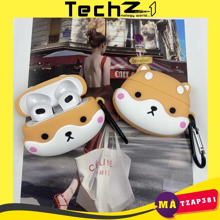 Bao Case cho Airpod 3 cute hình chú chó  - Mã TZAP381