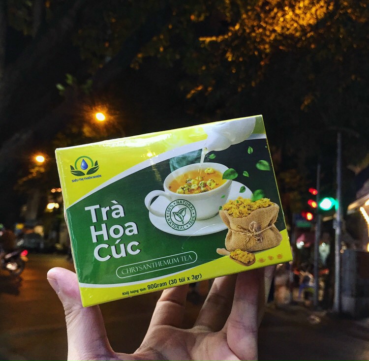 Trà Hoa Cúc hộp 30 x 3gram Túi Lọc của Siêu Thị Thiên Nhiên