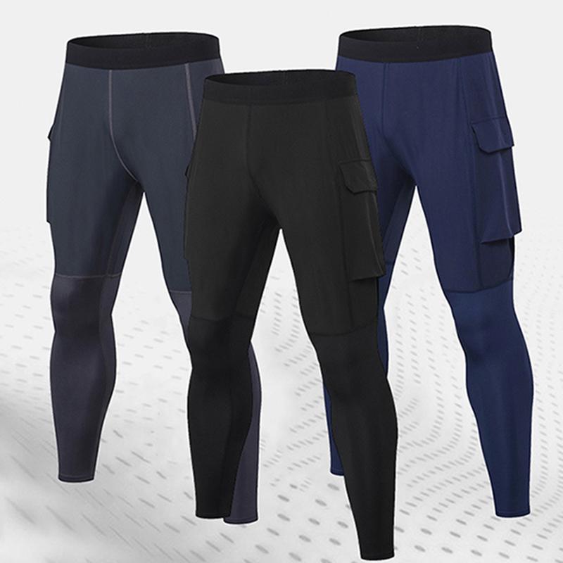 Quần thể thao nam 2 trong 1, chất liệu co giãn, thấm hút mồ hôi