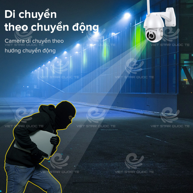 Camera Wifi Ngoài Trời Chống Nước ACOME, Độ Phân Giải 1080P, Dùng APP ACOME IOT - Hàng Chính Hãng