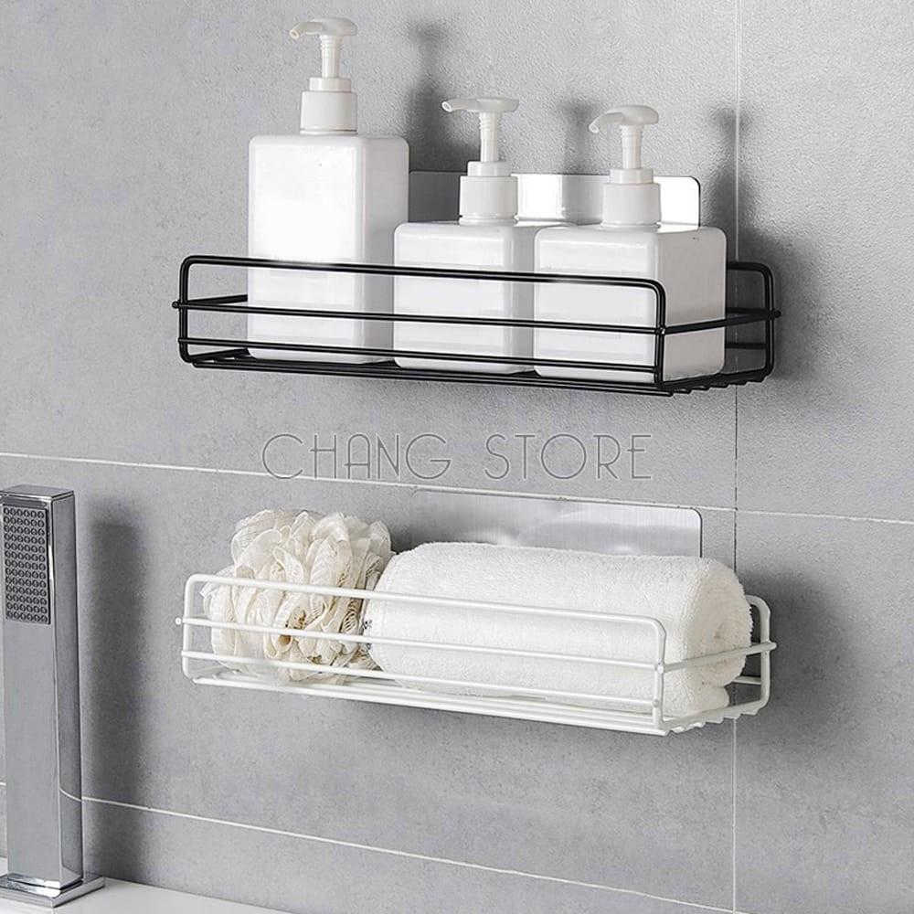 Kệ Dán Tường Nhà Bếp, Nhà Tắm Siêu Chắc Chắn Chịu Lực Tốt Đa Năng Tiện Lợi