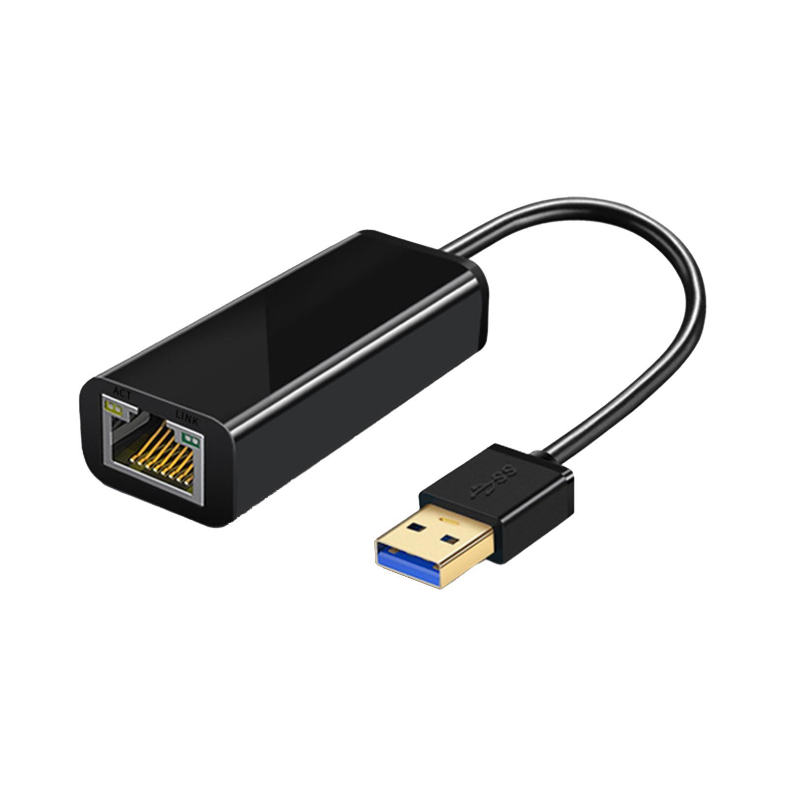 USB to Ethernet Adapter USB 3.0 to RJ45 Gigabit Ethernet Adapter Lightweight