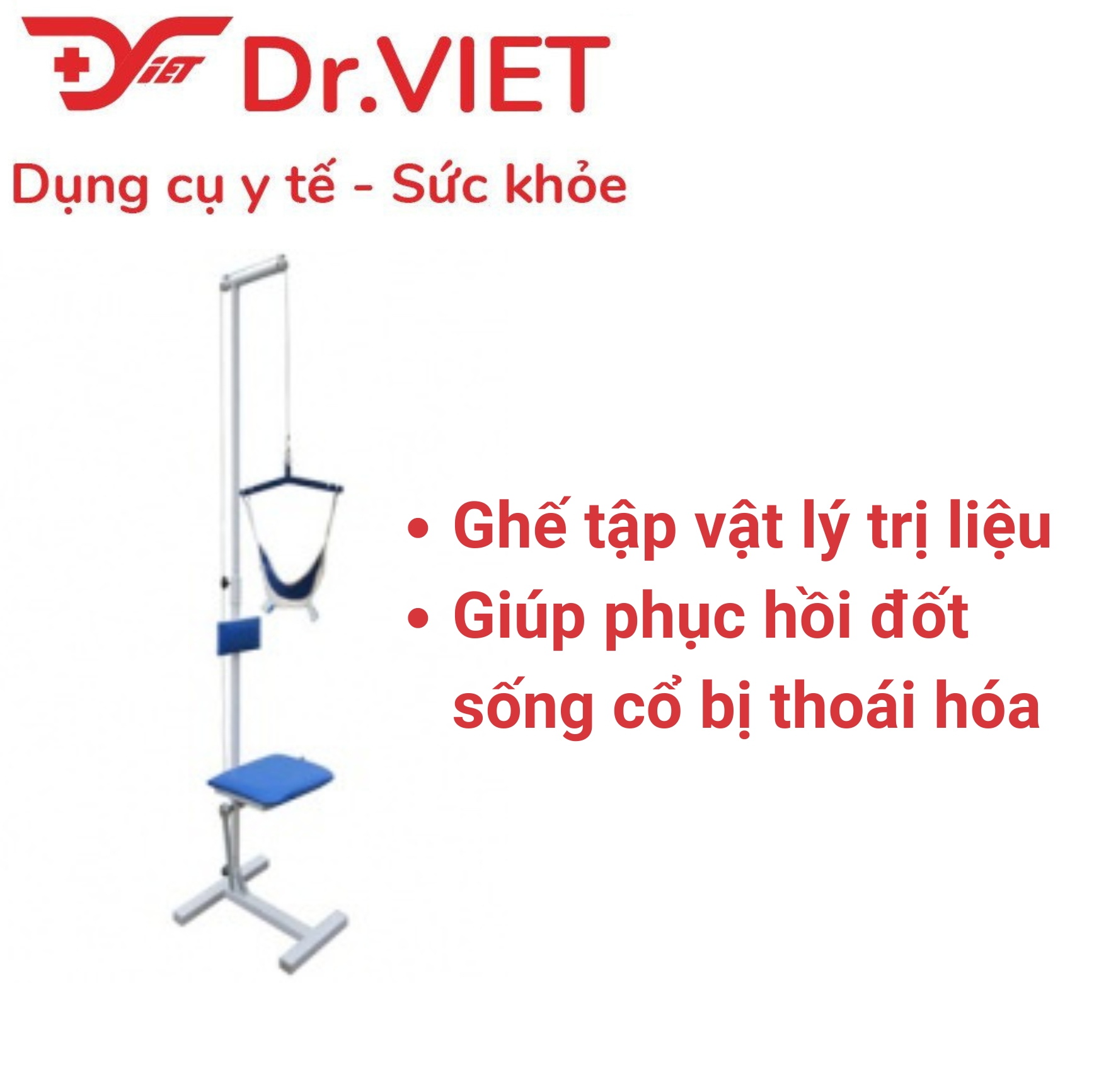 Ghế kéo cổ tạ sau DVC10 - ĐỨC CƯỜNG