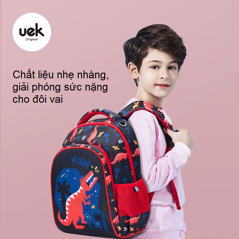 Balo học sinh Tiểu học UEK chống gù - Khủng long