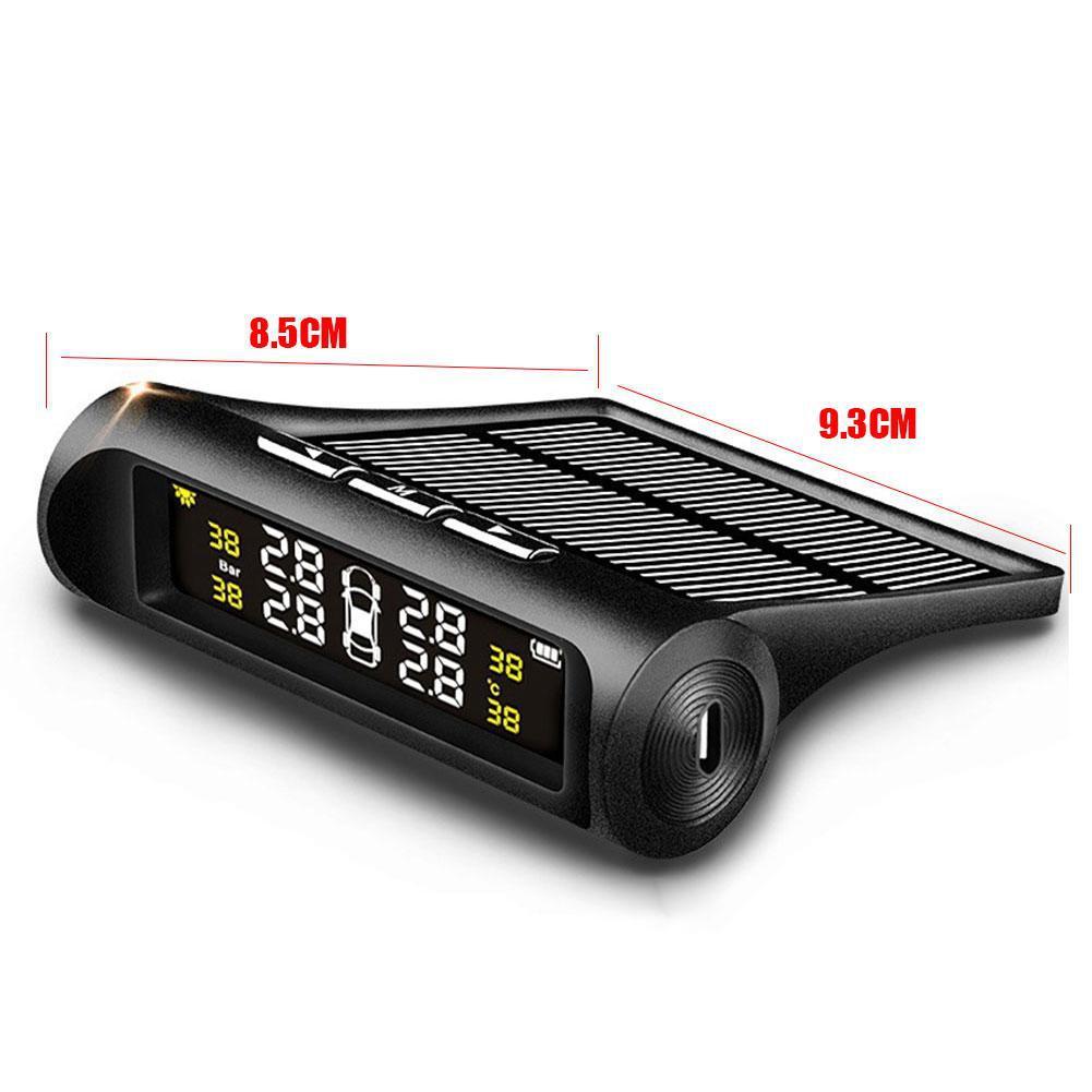 Đặc biệt năng lượng mặt trời không dây màn hình áp suất lốp Hệ thống giám sát áp suất lốp TPMS cảm biến áp suất lốp màn hình áp suất lốp bên ngoài