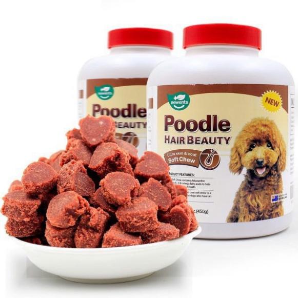 Viên Poodle Hair Beauty dưỡng mượt lông , giữ màu, phục hồi màu lông cho chó