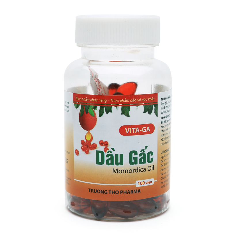 Thực Phẩm Chức Năng Viên dầu gấc sáng mắt Vita-Ga