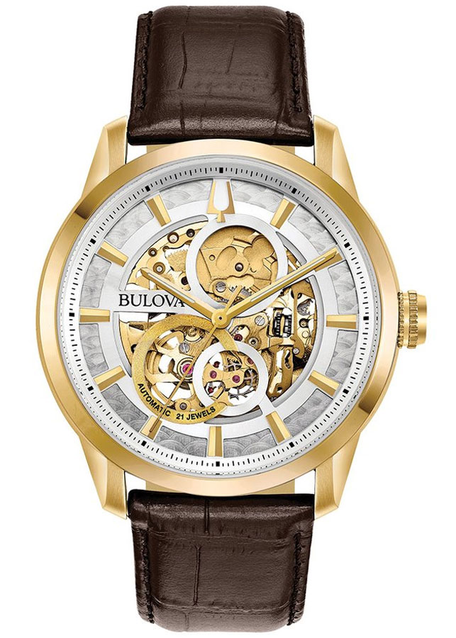 Đồng Hồ Nam Bulova Dây Da 97A138 - Mặt Trắng