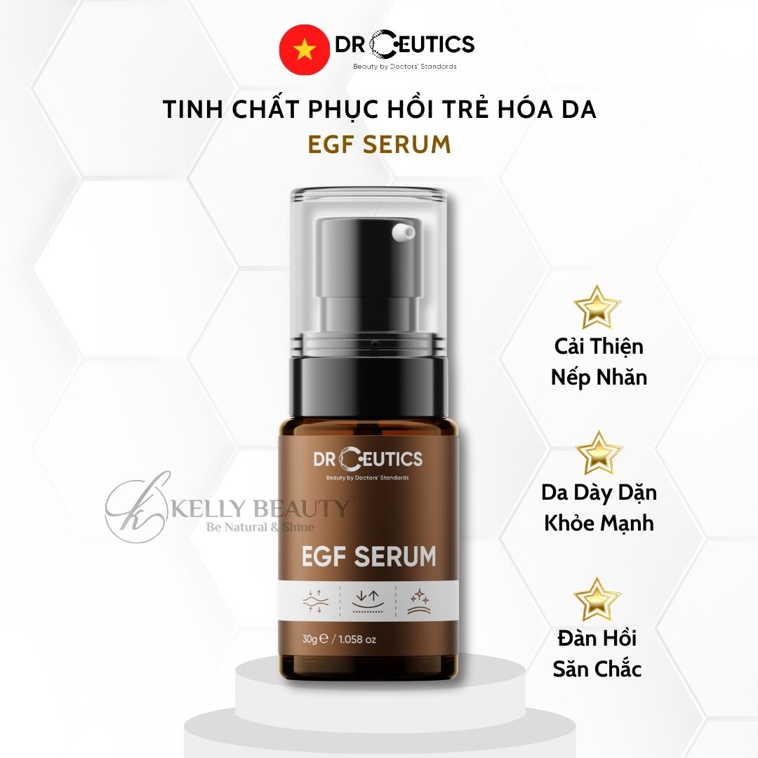 DrCeutics EGF Serum - Tinh Chất Phục Hồi Trẻ Hóa Da | Kelly Beauty