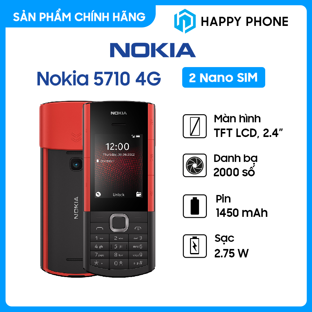 Điện Thoại Nokia 5710 XpressAudio 4G - Hàng Chính Hãng