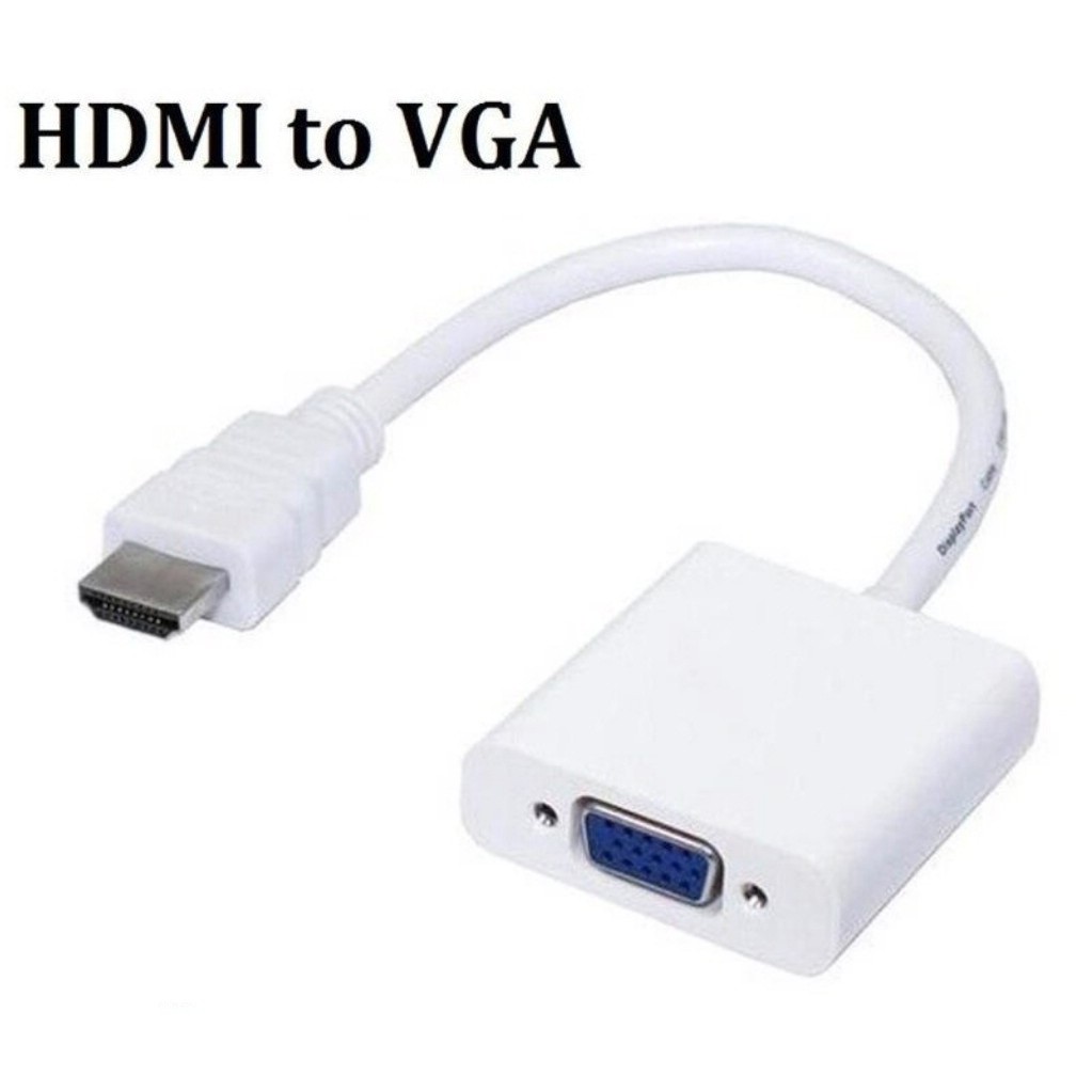 Cáp chuyển đổi HDMI sang VGA FULL HD 1080P dây chuyển đổi từ hdmi sang vga