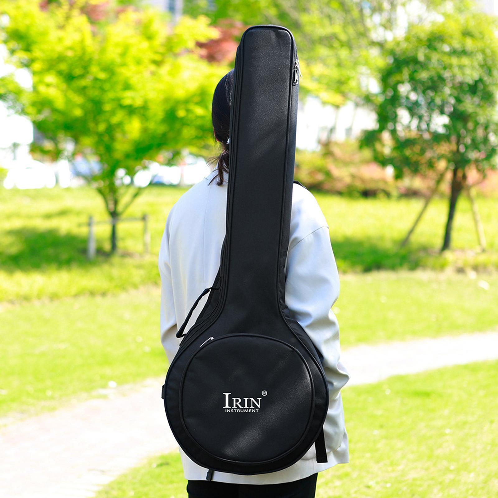 Banjo Container Banjo Tote Bag Hard Case, Impact Resistance Oxford Cloth Anti Collision Waterproof Electric Guitar Bag Case for Tuner, Performance