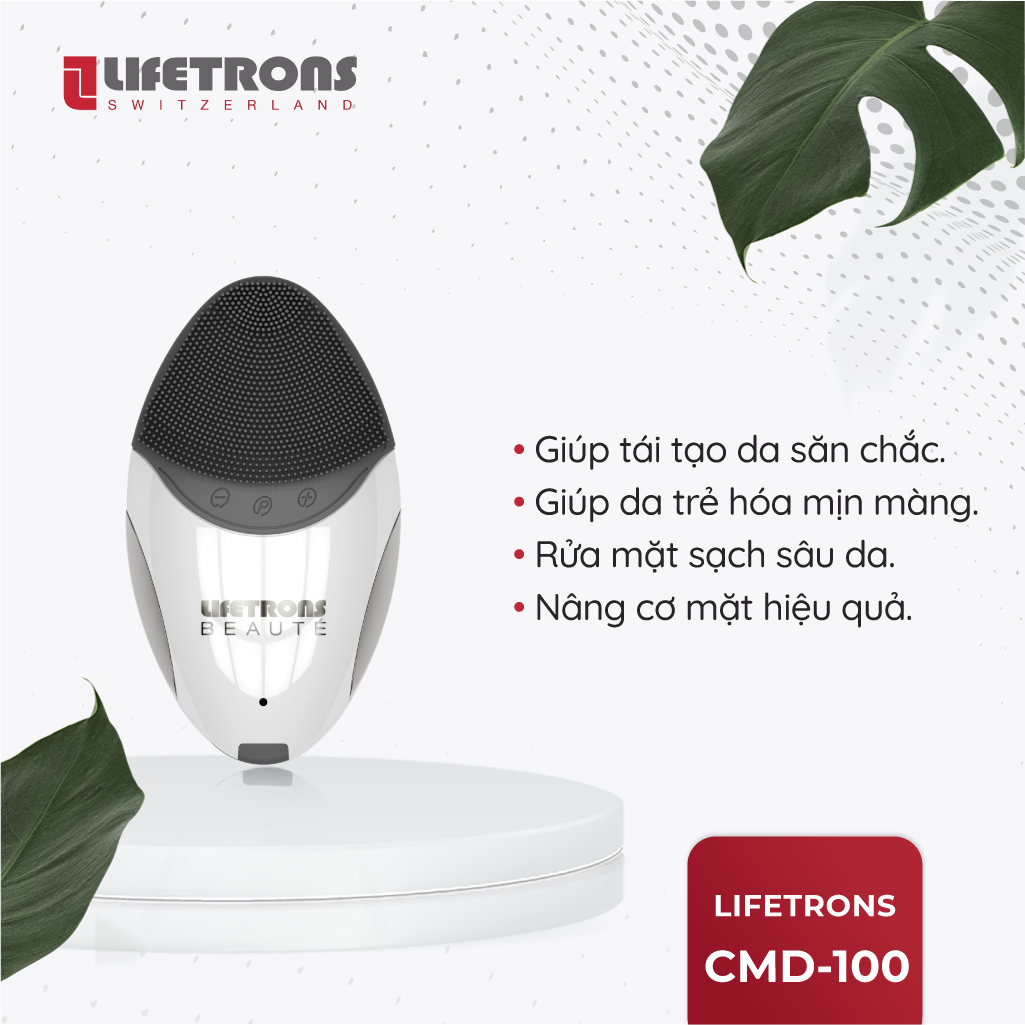 Combo quà tặng Máy rửa mặt nâng cơ CMD100 và massage giảm nhăn mắt