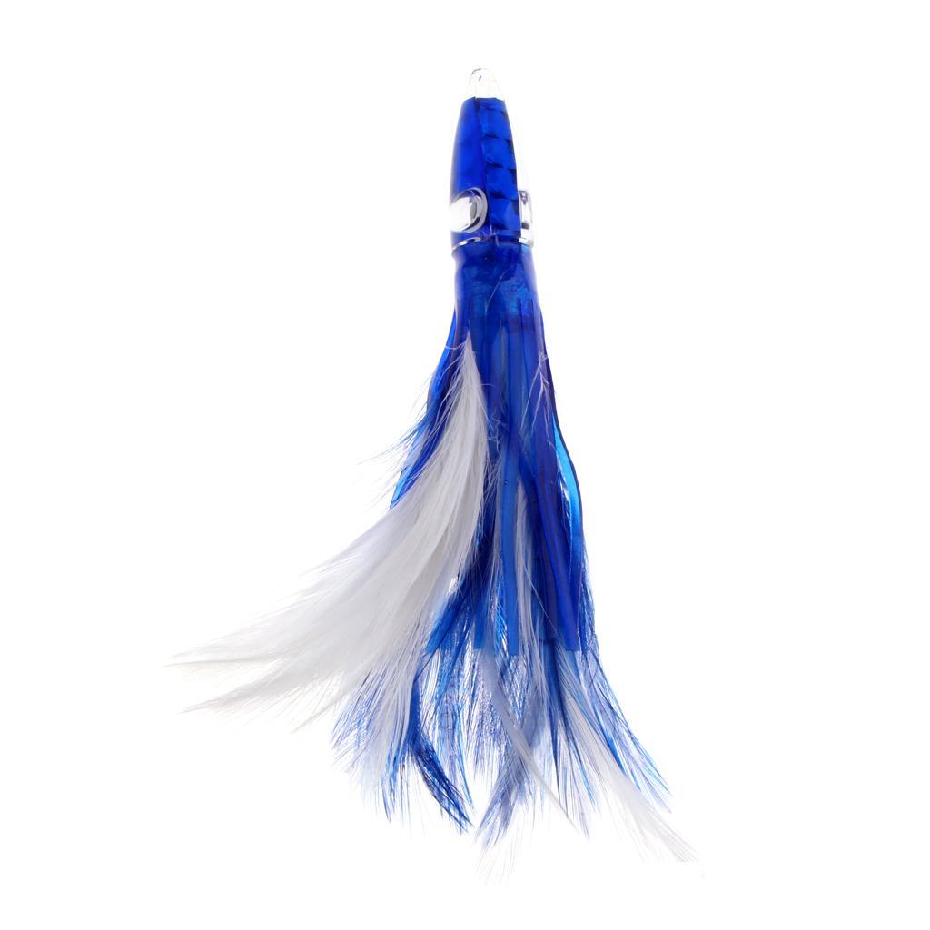 2 Pieces Fishing Lures Squid Octopus Skirts Lure Soft Baits Crankbaits