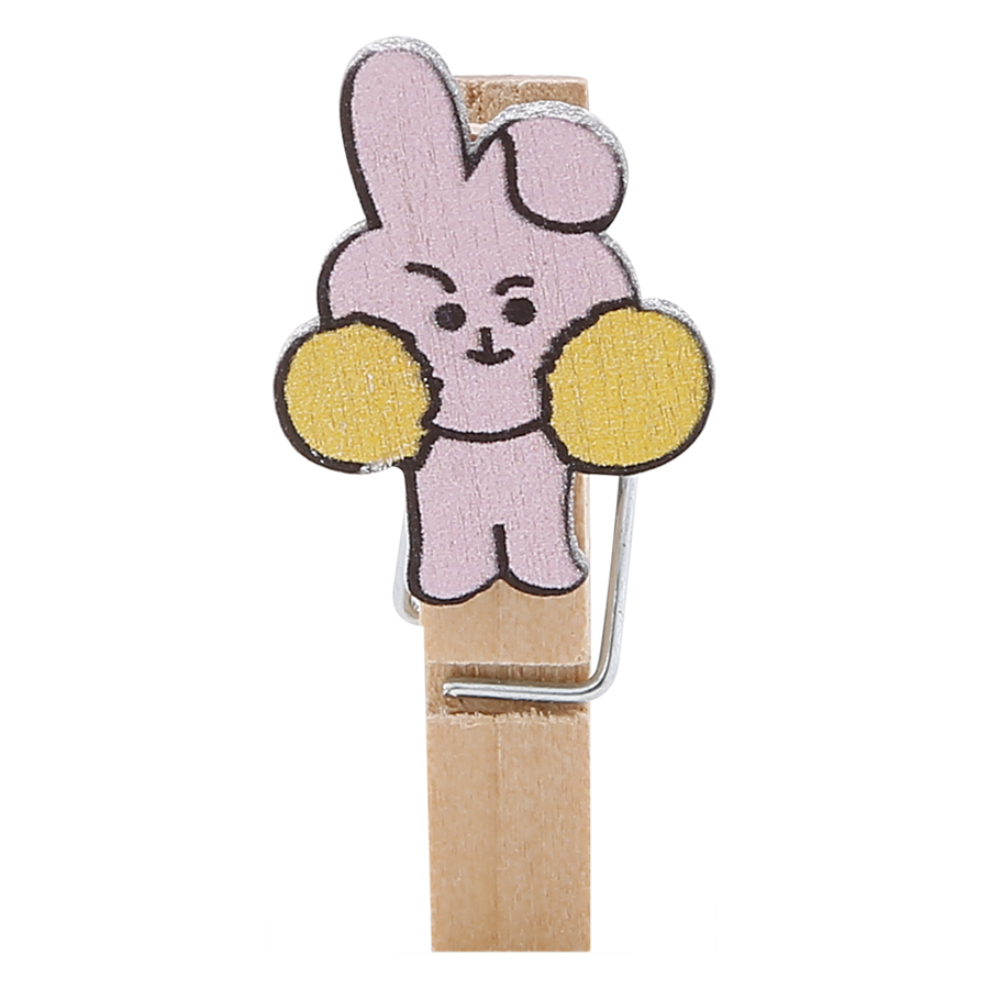 Bộ Kẹp Ảnh Gỗ -  Thỏ Cooky (9 x 12 cm)