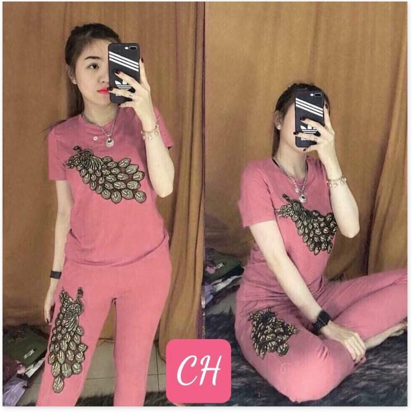 SET ĐỒ BỘ NỮ THUN,CHẤT LIỆU VÃI THOÁNG MÁT VÀ CO GIẢN 4C THỜI TRANG KING STORE