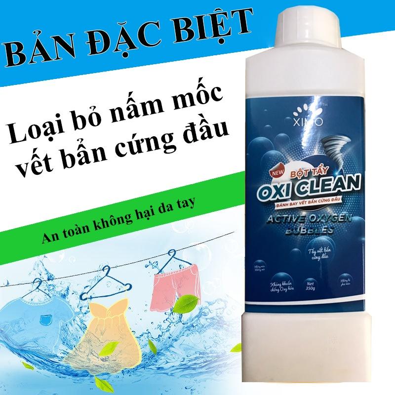 Bột giặt tẩy vết bẩn đa năng Ximo giúp trắng quần áo, đồ gia dụng - sạch như mới 350g