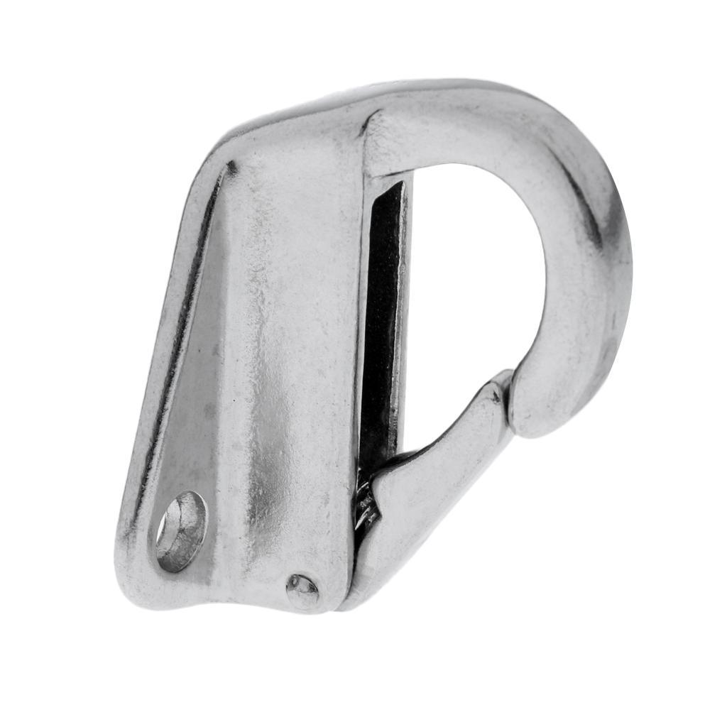 2 Pieces Stainless Steel 316 Fender Snap Hook Fending Hook Boat Ship Hardware 9mm
