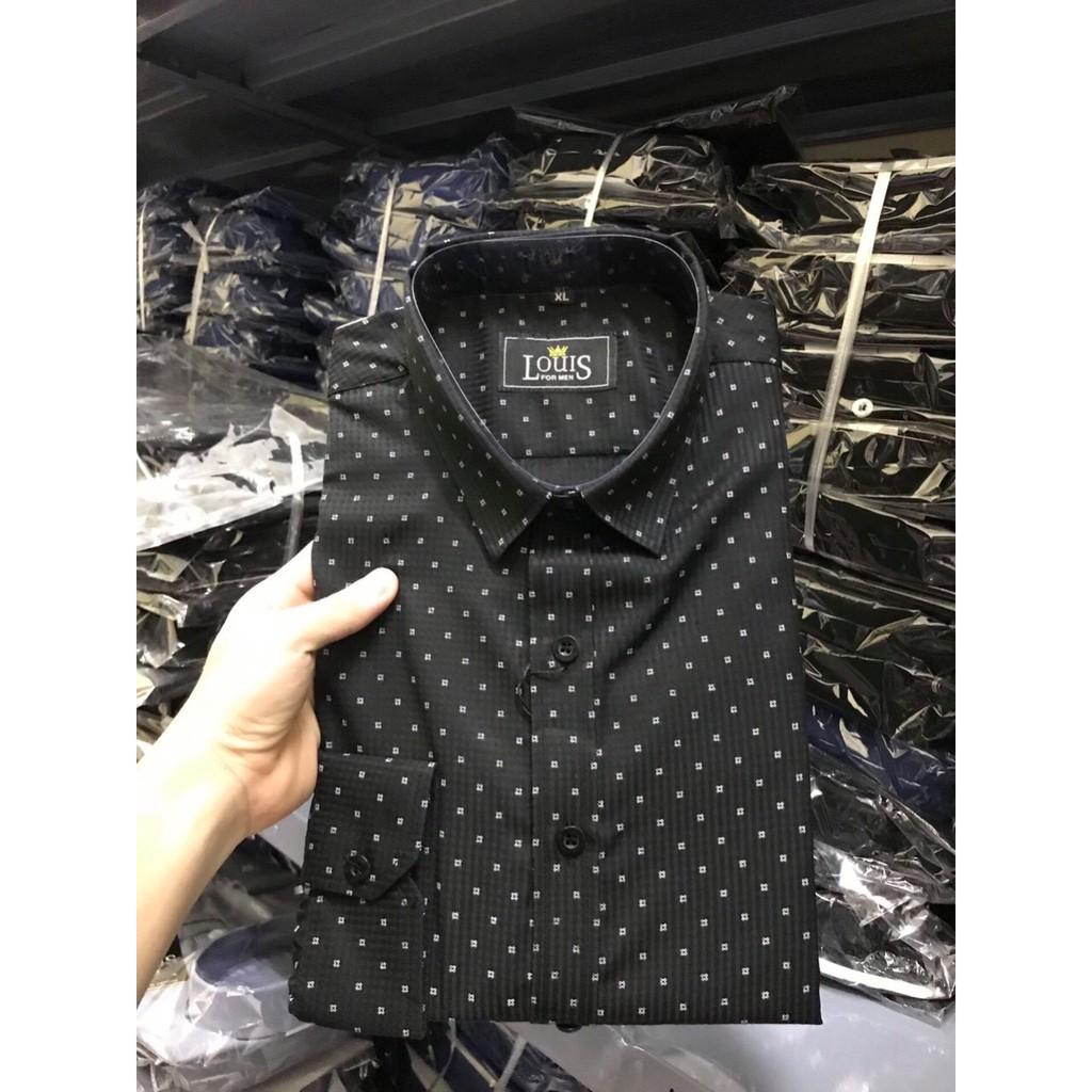 Áo sơ mi nam công sở dáng ôm cotton 85% -