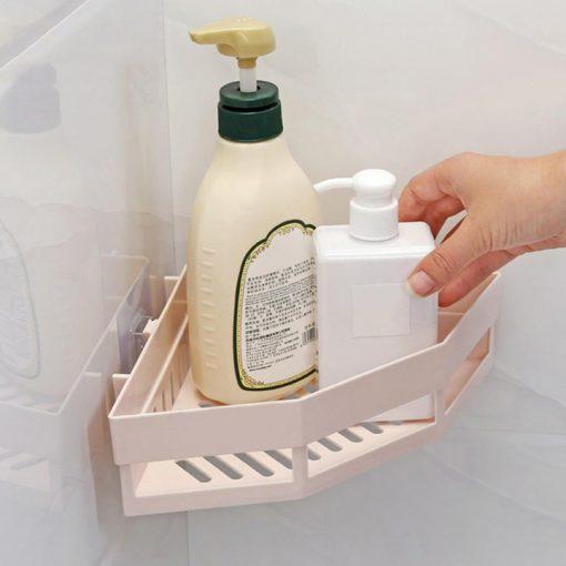 Kệ Nhà Tắm Góc Tường Tam Giác Kệ Nhà Bếp Đựng Gia Vị Dán Tường H239