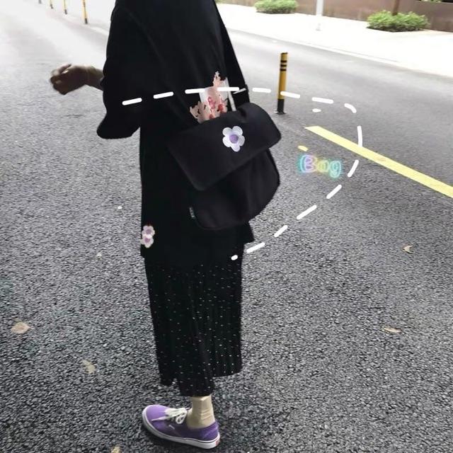 Túi bì thư đeo chéo thêu hoa ulzzang loại 1