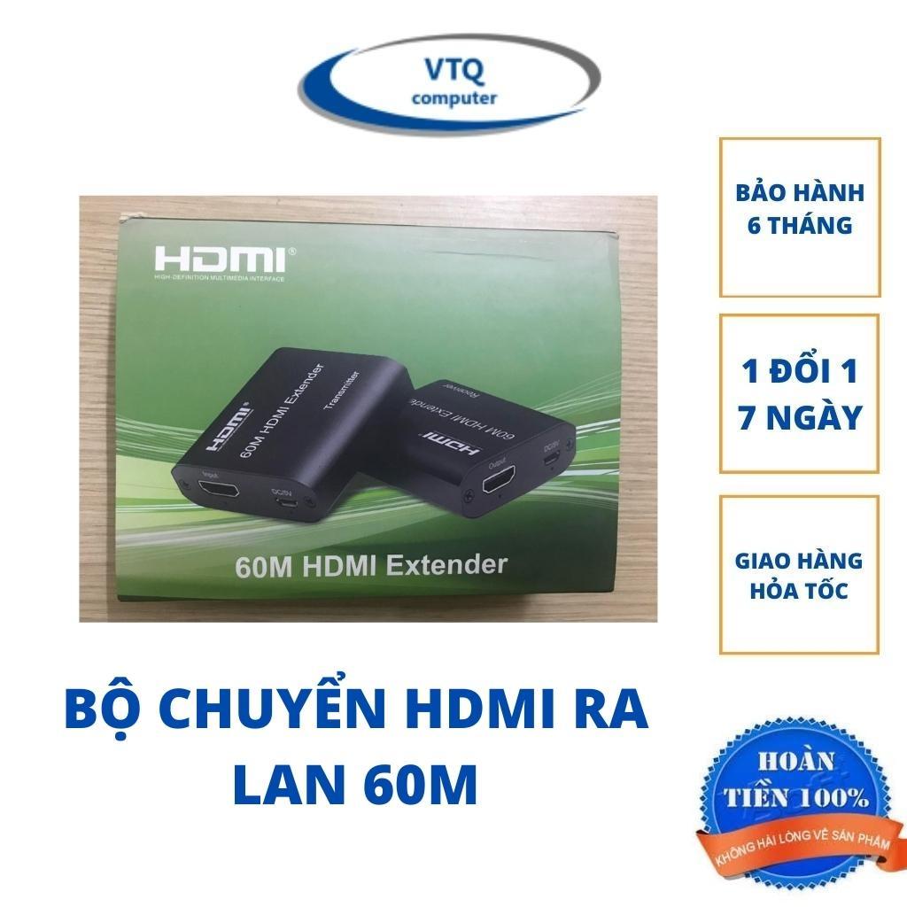 Bộ chuyển hdmi to lan 60m,Bộ kéo dài HDMI 60m qua cáp mạng LAN, HDMI to LAN 60m, HDMI Extender 60m RJ45