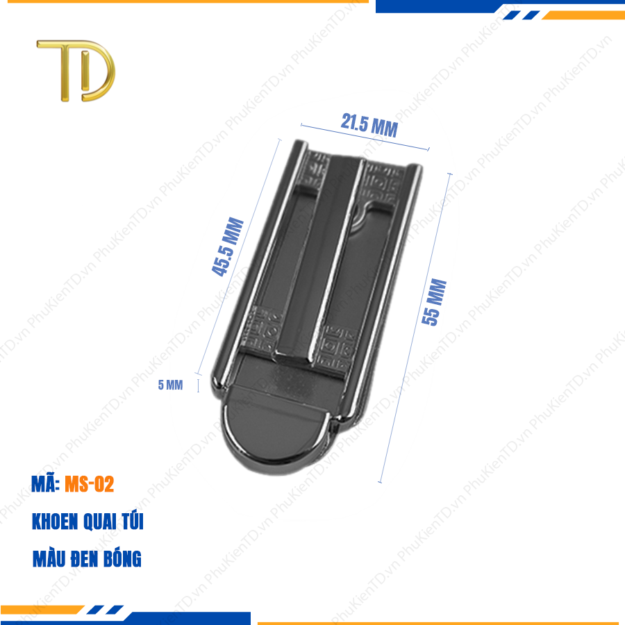 Khoen quai túi xách, Khoen d túi xách cao cấp công nghệ mạ điện độ bền 5-8 năm