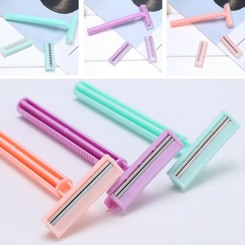 Bộ Dao Cạo Lông Tay Chân, Nách 3 Lưỡi Laneila Màu Pastel