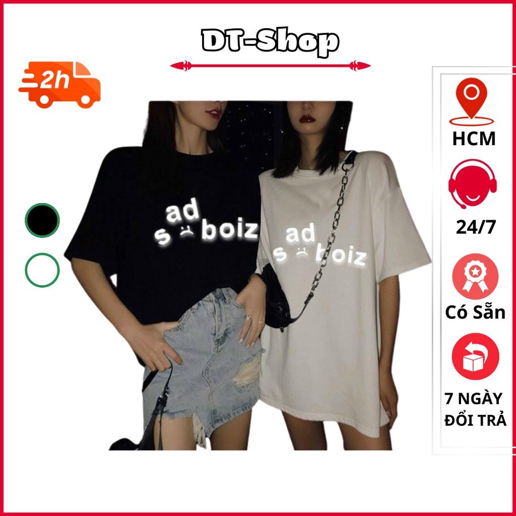 Áo thun SADBOIZ tay lỡ form rộng chất thun thoáng mát mềm mại