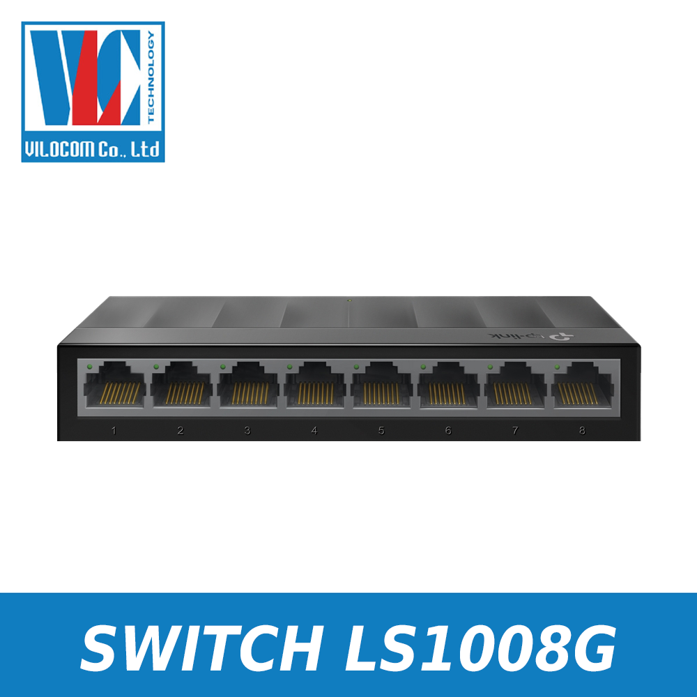 Switch Để Bàn 8 Cổng TP-Link LS1008G tốc độ10/100/1000Mbps - Hàng Chính Hãng