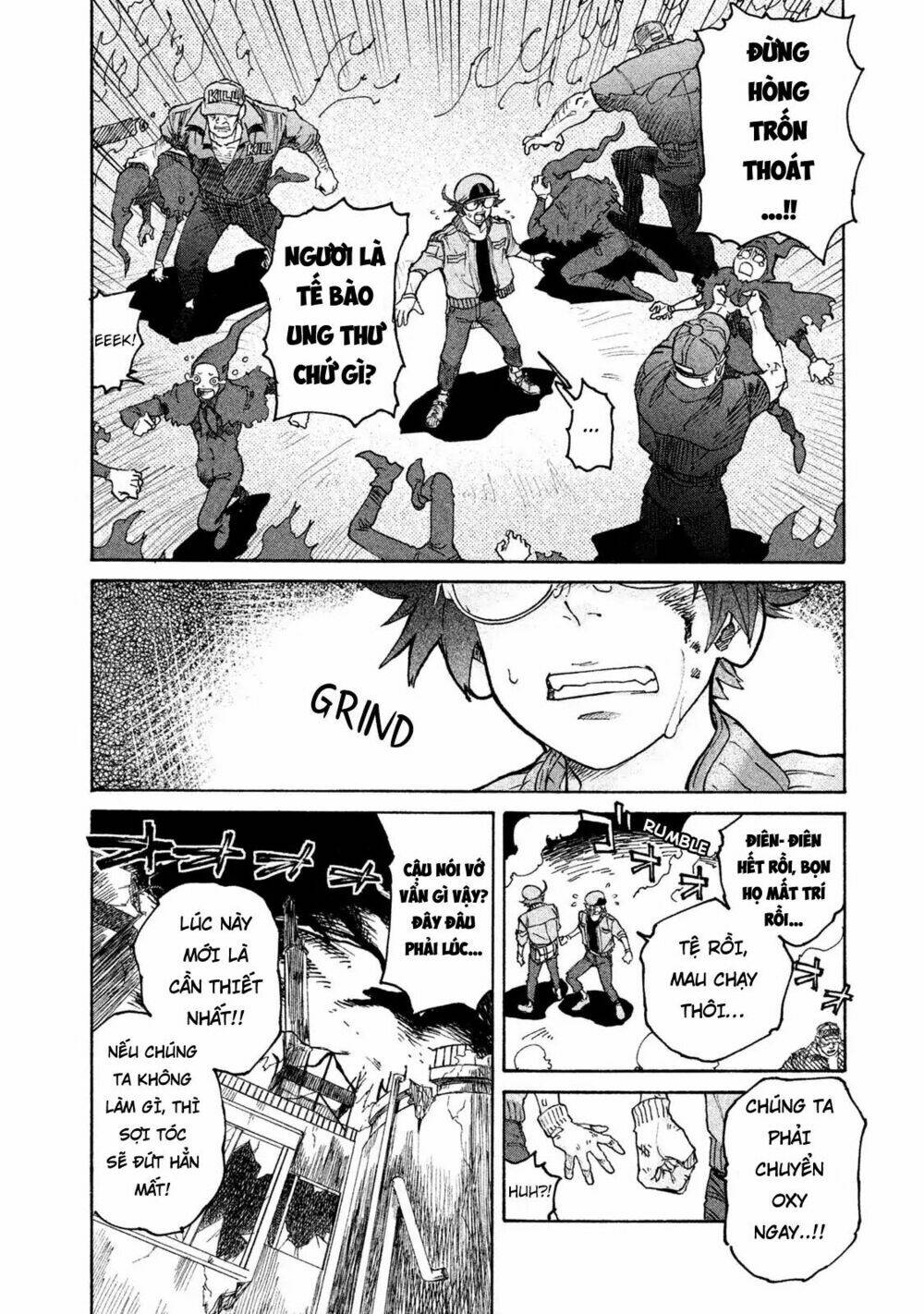 biệt đội tế bào black - hataraku saibou black chapter 5 15