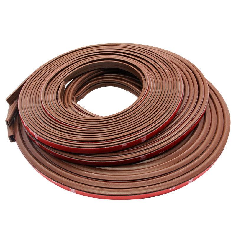 cuộn 6 mét Ron Gioăng Khung Cửa Dán Cao Su Size lớn 10*6, 8, 10, 12, 15mm Phụ kiện Nhà cửa, chống ồn cánh cửa