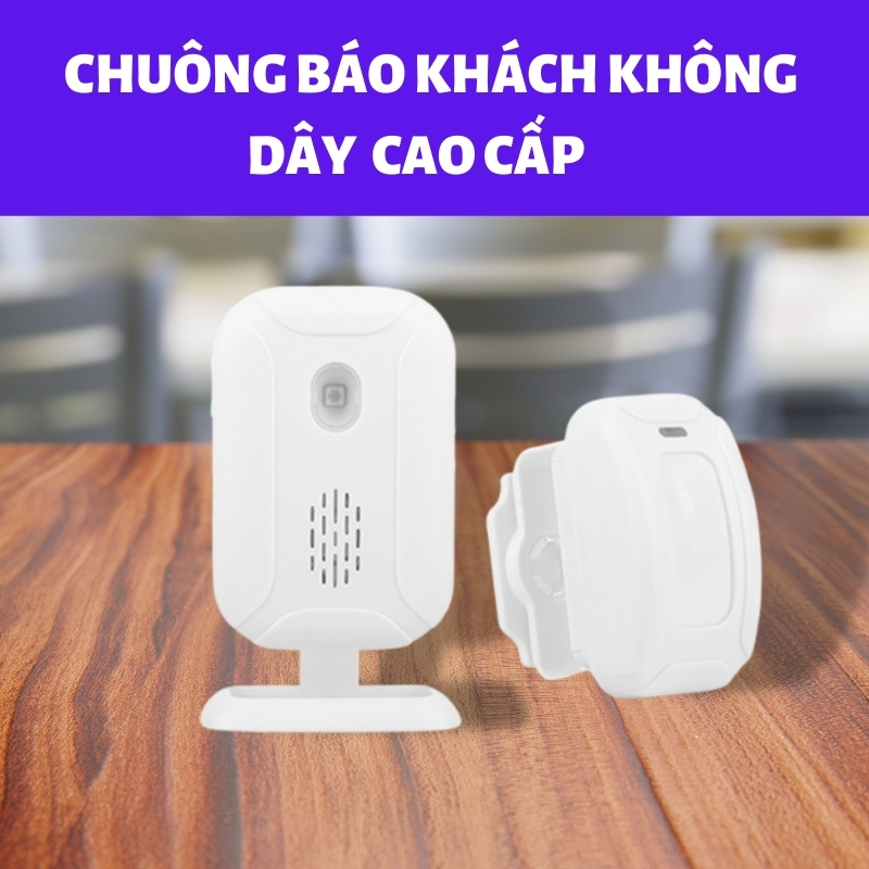 Chuông hồng ngoại không dây báo khách thông minh