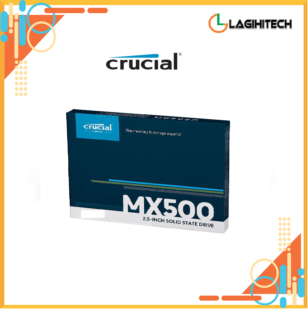 Ổ cứng gắn trong SSD Crucial MX500 1TB 2.5 inch Sata III CT1000MX500SSD1 - Hàng Nhập Khẩu