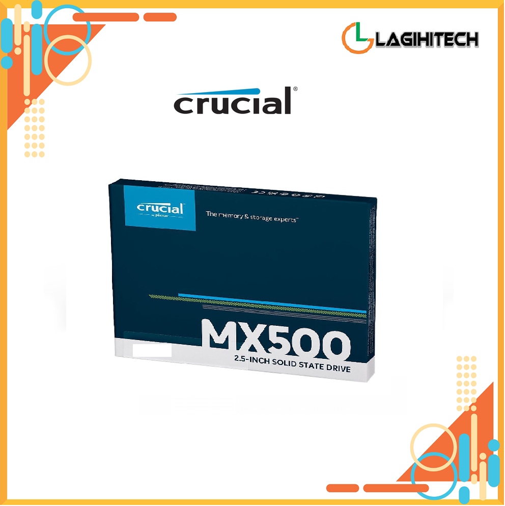 Ổ cứng gắn trong SSD Crucial MX500 1TB 2.5 inch Sata III CT1000MX500SSD1 - Hàng Nhập Khẩu