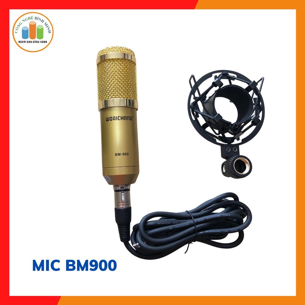 Bộ soundcard XOX K10 và Mic BM900 - Hàng chính hãng