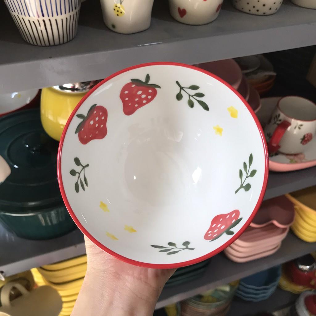 Bộ bát đĩa 8 món gốm sứ decor siêu đẹp