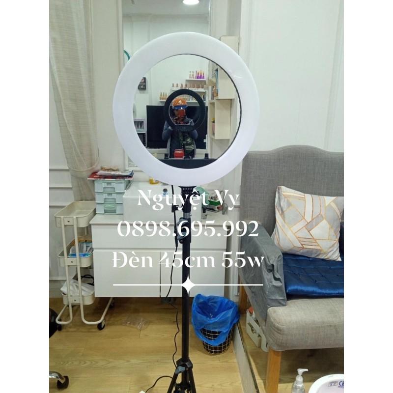 Đèn 45cm 55w sáng đẹp cho livestream hay spa, make up