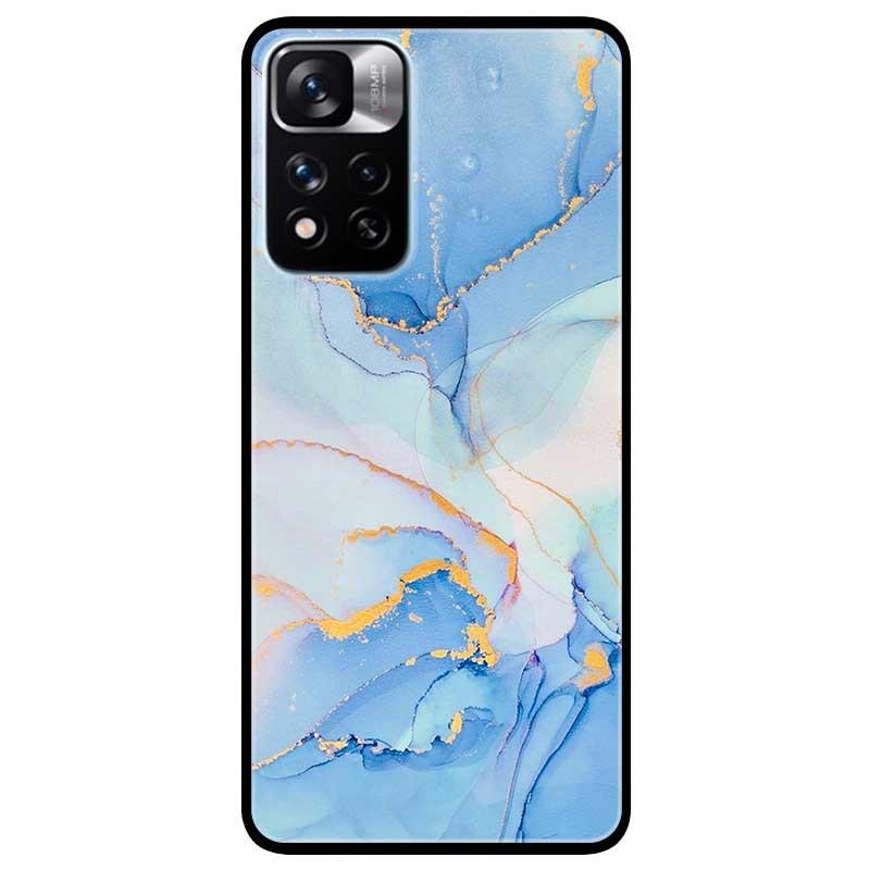 Ốp lưng dành cho Xiaomi Redmi Note 11 Pro  mẫu Màu Loang Xanh