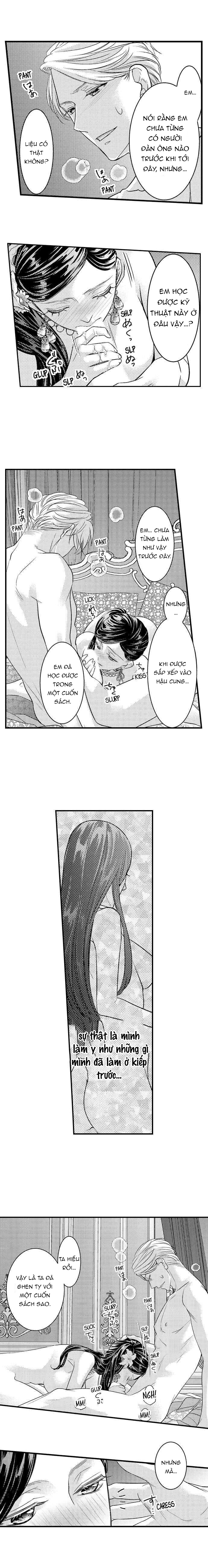 chuyển sinh vào thế giới khác ~ nếu muốn trở thành nữ hoàng hãy tìm cách để được hoàng đế sủng ái vào ban đêm chapter 32.3 1