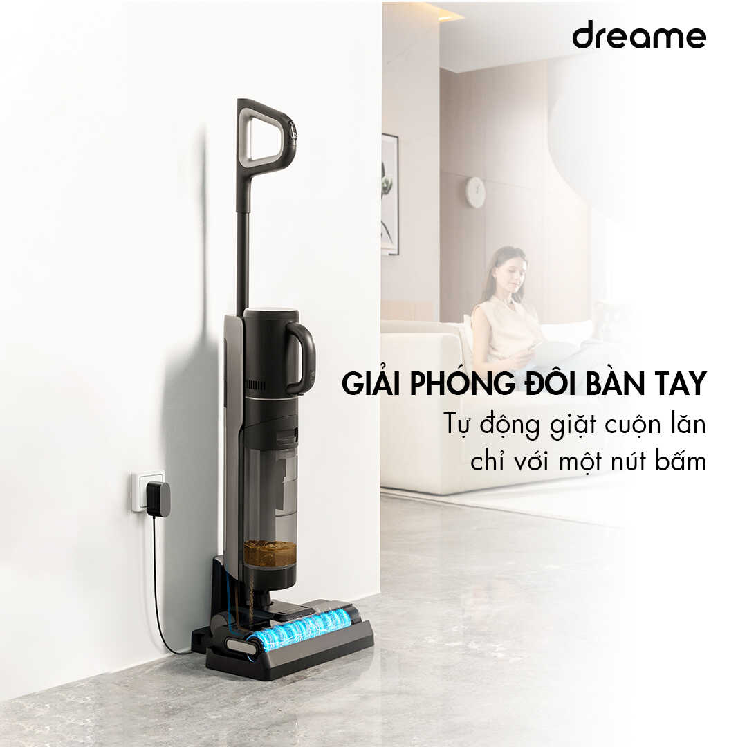 Máy Lau Sàn Kiêm Hút Bụi Cầm Tay 2 trong 1 Dreame M12 - Hàng chính hãng