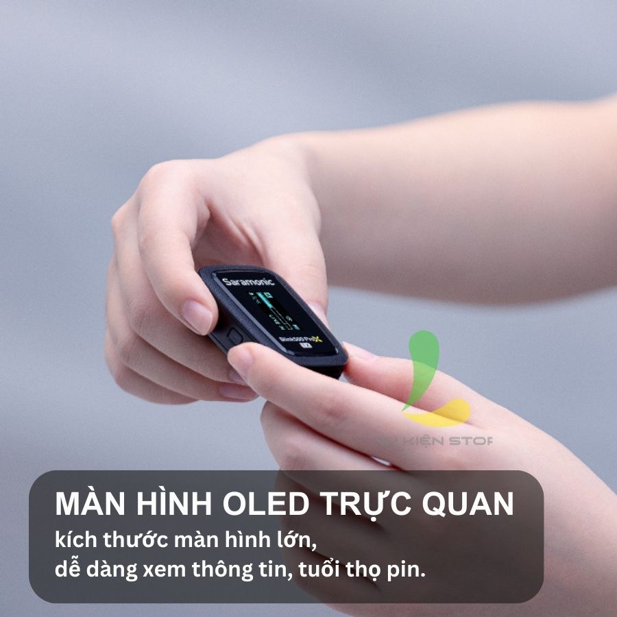 Micro thu âm không dây Saramonic Blink500 ProX B6 - Thiết bị ghi âm dành cho hệ điều hành Android, sử dụng tối đa 10 giờ - Hàng chính hãng