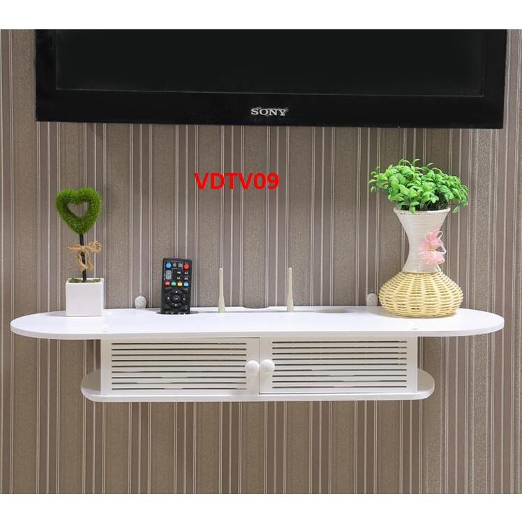 Kệ tivi treo tường trang trí _ Nội thất lắp ráp