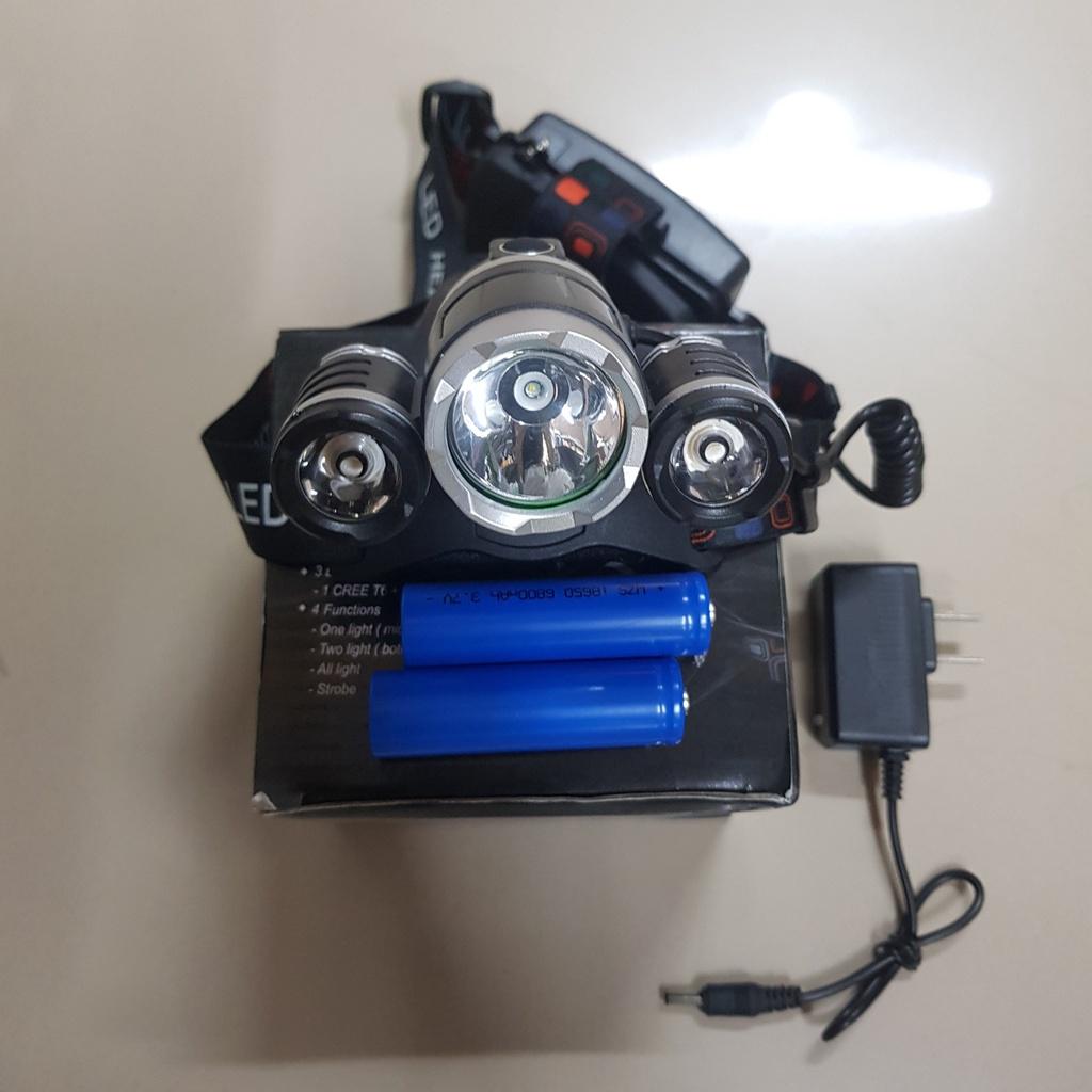 ĐÈN PIN ĐỘI ĐẦU [HIGH POWER HEADLAMP] [3 BÓNG]