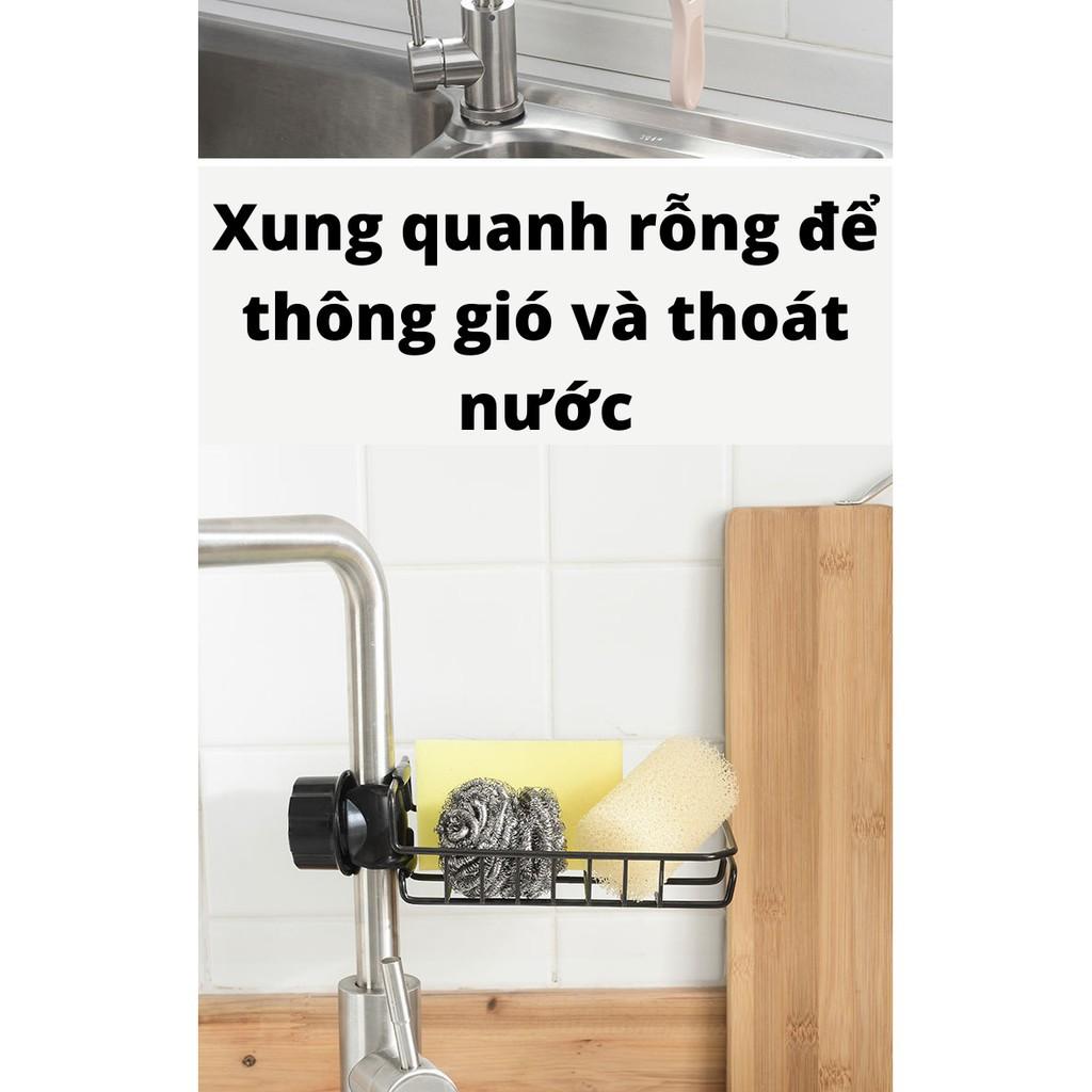Giá treo bồn rửa bát inox 304 cao cấp , giỏ inox đựng giẻ rửa chén bát tiện lợi